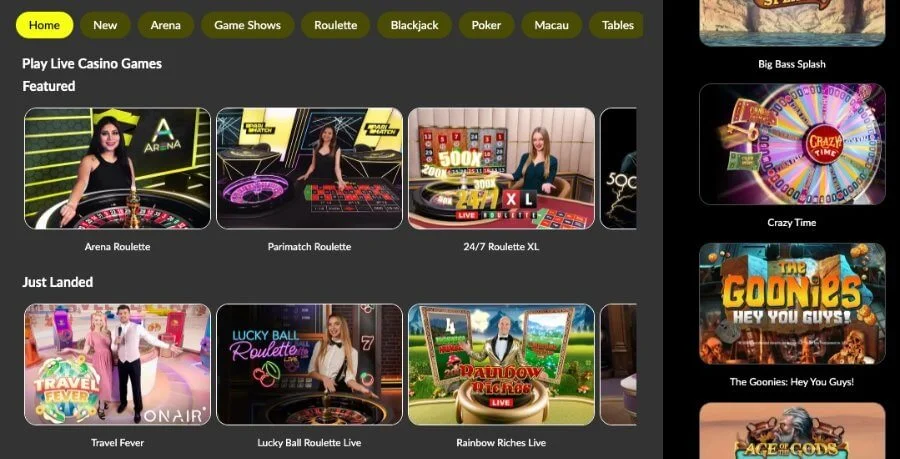parimatch-live-casino