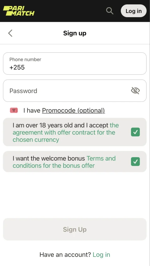 Parimatch-mobile-app-registration